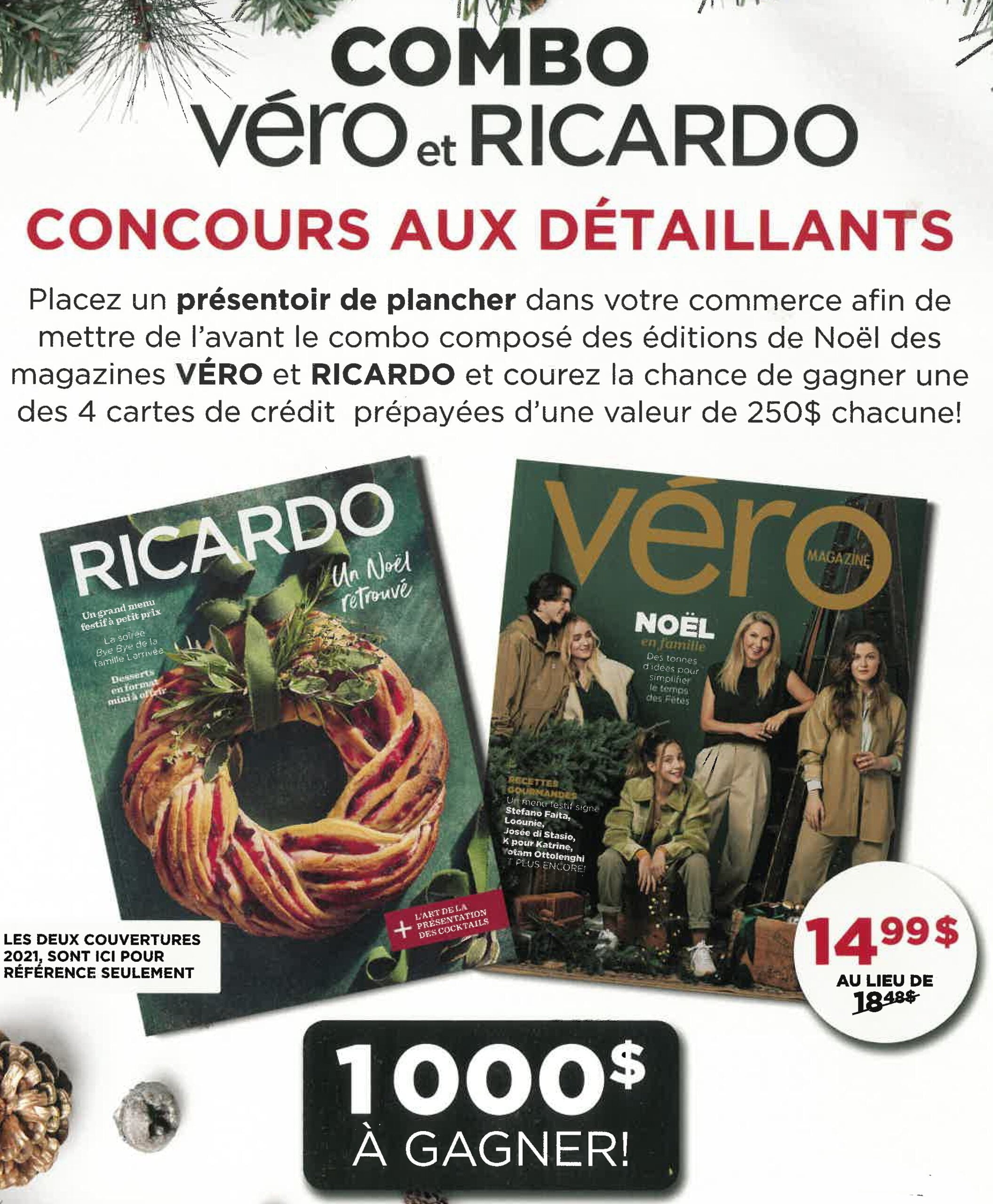 Concours Combo Ricardo Véro – du 3 novembre au 13 décembre 2022